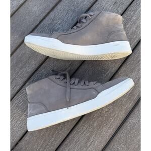 Cole Haan Grand Crosscourt Modern Midcut Sneakers - Soft Sage Nubuck Men's 10.5